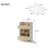 policovy regal bed concept bc 26 kasmir dub nagano rozmery