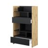 policovy regal bed concept bc 27 dub artisan čierna2