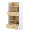 policovy regal bed concept bc 28 biela dub artisan2