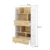 policovy regal bed concept bc 28 biela dub artisan rozmery