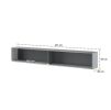 polica bed concept bc 30 siva grafit rozmery