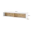 polica bed concept bc 30 biela dub artisan rozmery