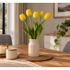 Kytica umelých tulipánov NATU 473 | žltá 41 cm