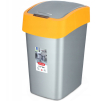 odpadkovy kos flip bin 25l strieborna zlta1