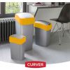 odpadkovy kos flip bin 25l strieborna zlta3