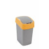 odpadkovy kos flip bin 25l strieborna zlta