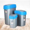 odpadkovy kos flip bin 25l strieborna modra1