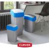 odpadkovy kos flip bin 25l strieborna modra3