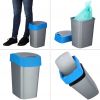 odpadkovy kos flip bin 9l strieborna modra1