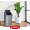 prakticky odpadkovy kos click it 15l strieborna grafit1