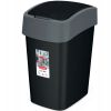 odpadkovy kos flip bin 25l cierna strieborna1