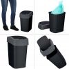 odpadkovy kos flip bin 25l cierna strieborna3