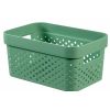 ulozny box infinity dots 4,5l zelena recyklovany plast