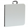 SLEEk zahradny stol 180 biely zlozeny