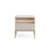 INTENSO cashmere nocny stolik s led