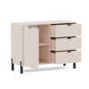 CREMONA komoda 1d3s otvorena