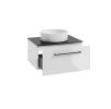 FERATA kupelnova skrinka D60 45 1S biela moderna