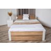 drevena postel lea biela dub sonoma s roštom 80x200cm
