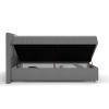 moderna boxspring postel alpina 160x200cm detail ulozny priestor