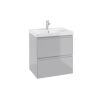 Diamente skrinka s umavadlom 60cm siva