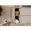 kupelnovy komplet aster green dub cremona 120cm s doskou a regalmi 120cm lr detail