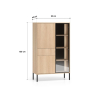 ABEREN dub lindberg vitrina 01 rozmer