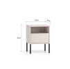 ABEREN cashmere nocny stolik 05 rozmer