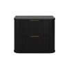kupelnova skrinka elegance black 60 cm spredu