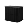 kupelnova skrinka elegance black 60 cm zboku cierna