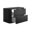 kupelnova skrinka elegance black 80 cm otvorene zasuvky