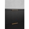 kupelnova skrinka elegance black 80 cm detail zasuvka s uchytkou