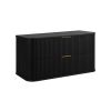 kupelnova skrinka elegance black 100 cm ma dve zasuvky