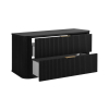 kupelnova skrinka elegance black 100 cm otvorene zasuvky 2