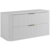 kupelnova skrinka pod umyvadlo elegance white 100 cm oble hrany
