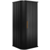 zavesna skrinka do kupelne elegance black 79