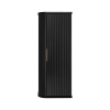 zavesna skrinka do kupelne elegance black 79 spredu
