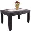 FLONE zahradny set grafit stol
