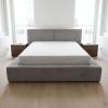 dizajnova manzelska postel maxon siva 160x200cm