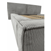 dizajnova manzelska postel maxon siva detail boky