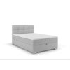 jednolozkova postel alpina boxspring siva s matracom