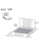 AUNERA postel 140x200 rozmery