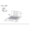 AUNERA postel 160x200 rozmery