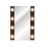 led zrkadlo dorothy ristretto 84 60 cm 2