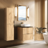 moderne skrinky do kupelne slim dub craft