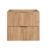 moderna skrinka pod umyvadlo slim dub craft 60 cm ma dve zasuvky
