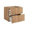 moderna skrinka pod umyvadlo slim dub craft 60 cm otvorene zasuvky