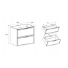 moderna skrinka pod umyvadlo slim dub craft 60 cm rozmery