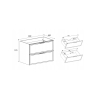 moderna skrinka pod umyvadlo slim dub craft 80 cm rozmery
