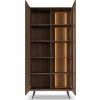 MAARO vitrina 2d s led otvorena