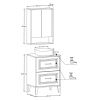 DoROTTY RISTRETTO zostava 60 1 rozmery